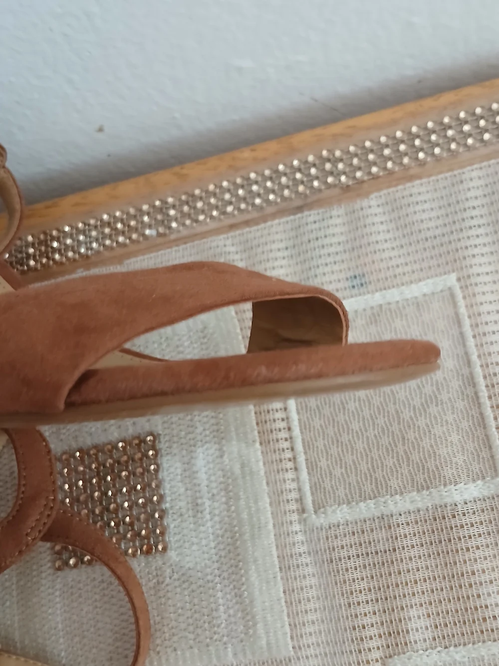 J.Crew Size 6 Wedge Sandals  Tan Suede